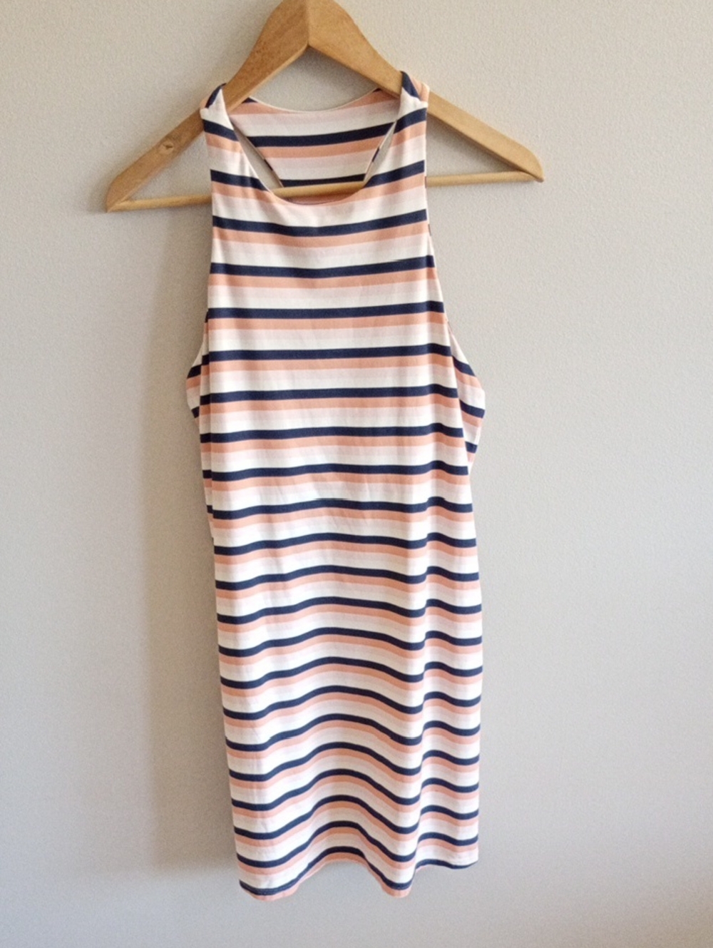 Carve Athletic Striped Midi Dress Size Large Tennis Swim Boating